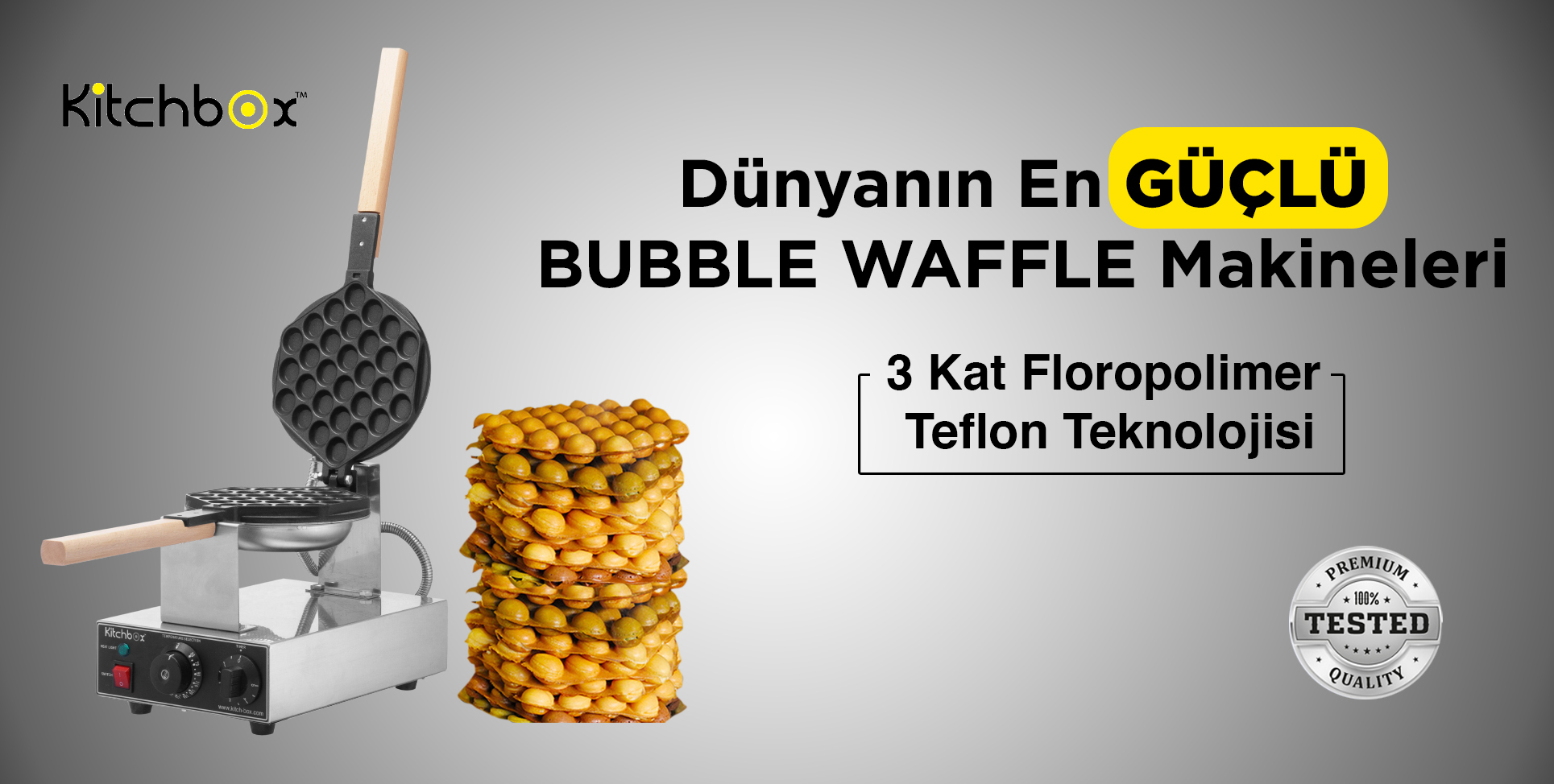 Kitchbox Bubble Waffle Makineleri