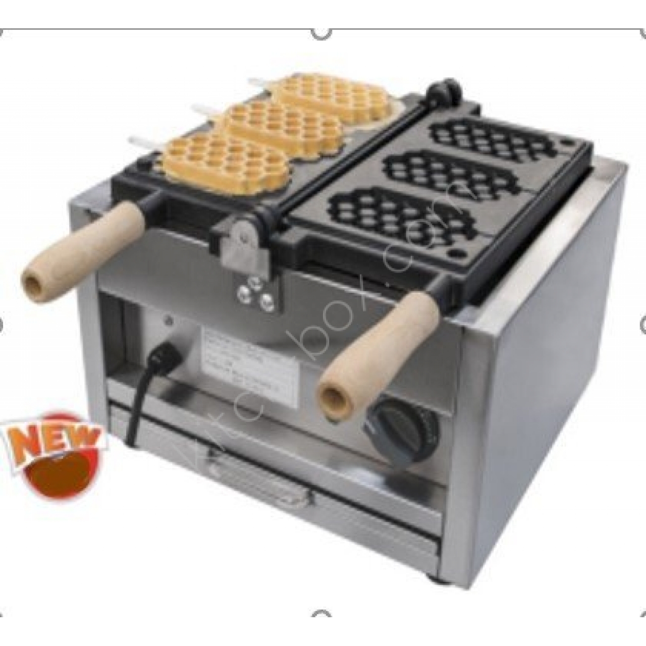 Kitchbox Endüstriyel Dönmeli Kafes Waffle Makinesi