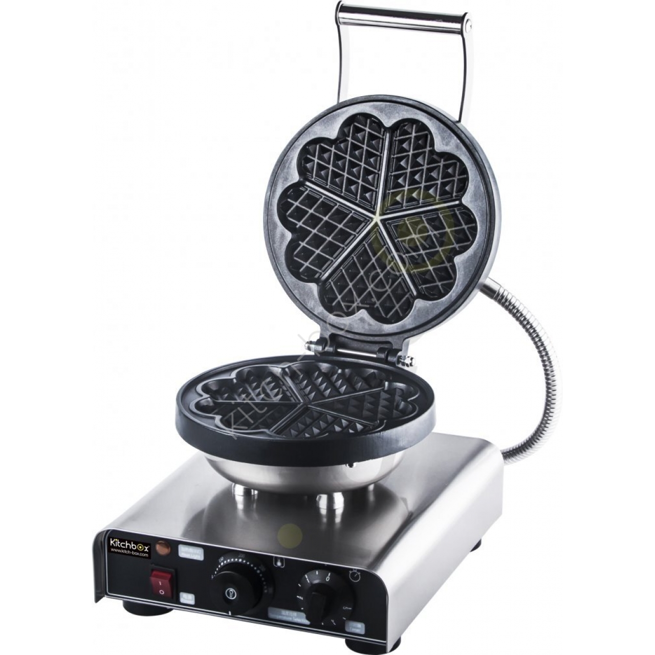 Kitchbox Ticari Endüstriyel Tekli Çiçek Waffle Makinesi