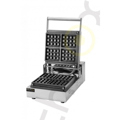 Kitchbox Ticari Endüstriyel  Küçük Belçika Waffle Makinesi